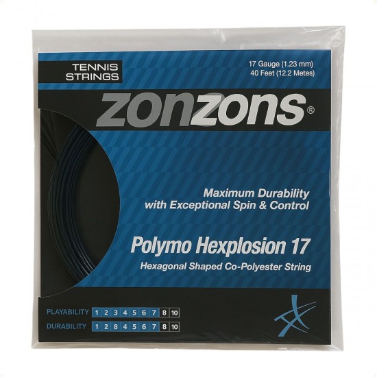 SET DE CORDA ZONS POLYMO HEXPLOSION 17 1.23 - PRETO SET DE CORDA ZONS POLYMO HEXPLOSION 17 1.23 - PRETO